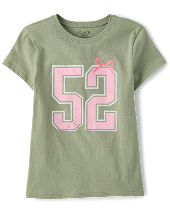 Girls Bow Varsity Graphic Tee