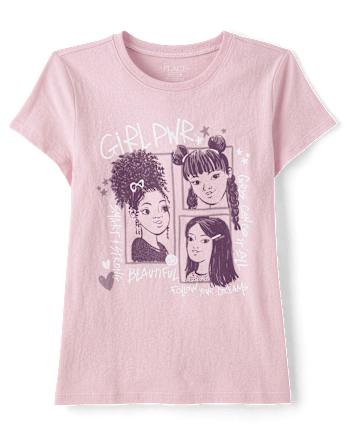 Girls Girl Power Graphic Tee