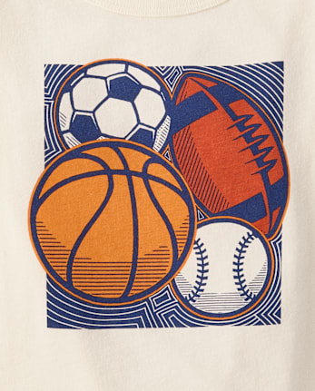 Baby And Toddler Boys Sports Graphic Tee