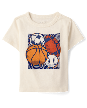 Baby And Toddler Boys Sports Graphic Tee