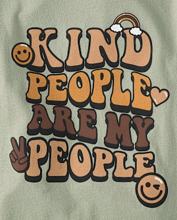 Girls Kind People Graphic Tee