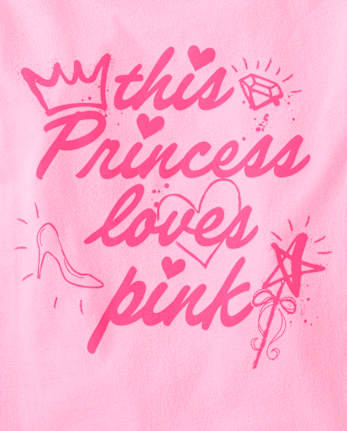 Girls Princess Graphic Tee