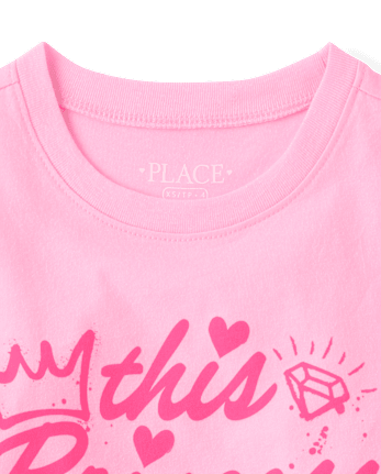 Girls Princess Graphic Tee