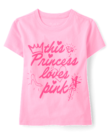 Girls Princess Graphic Tee