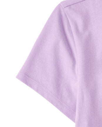 Girls Paint Splatter Ballerina Graphic Tee