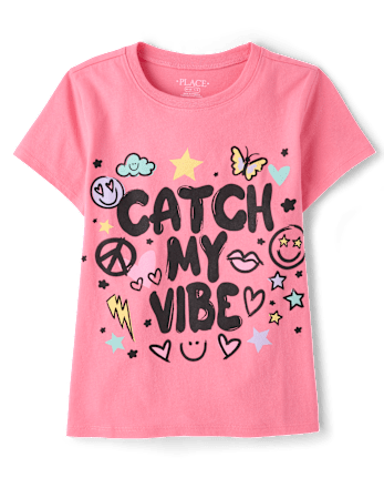 Girls Catch My Vibe Graphic Tee
