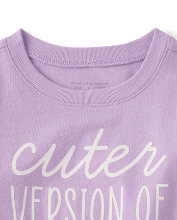 Baby And Toddler Girls Daddy Graphic Tee