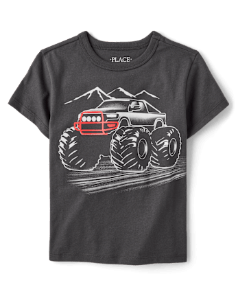 Boys Monster Truck Graphic Tee