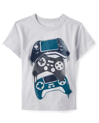 Boys Video Game Controllers Graphic Tee