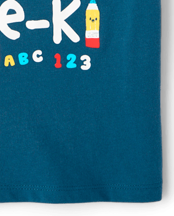 Toddler Boys School First Day Pre-K Graphic Tee