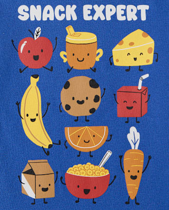 Baby And Toddler Boys Snack Expert Graphic Tee