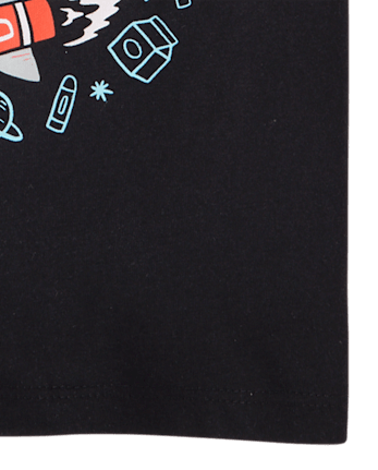 Baby And Toddler Boys School Space Graphic Tee