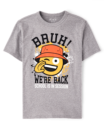 Boys School Bruh Graphic Tee