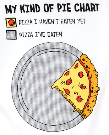 Boys Pizza Chart Graphic Tee