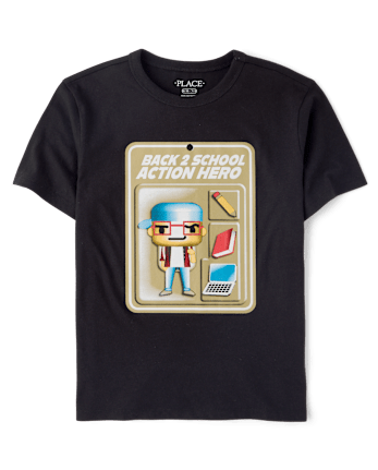 Boys School Video Game Graphic Tee