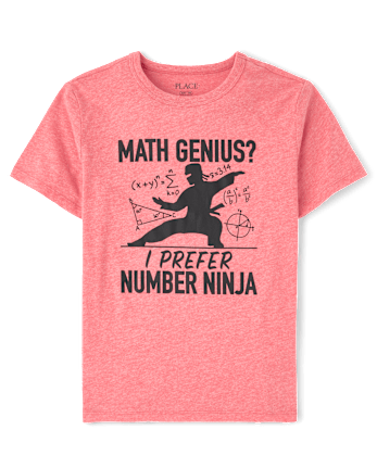 Boys Number Ninja Graphic Tee