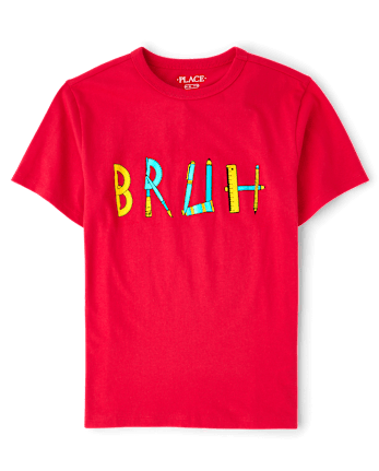 Boys School Bruh Graphic Tee