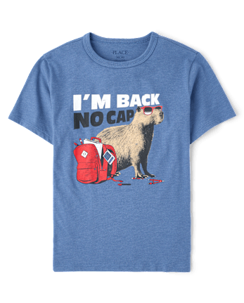 Boys School I'm Back No Cap Graphic Tee