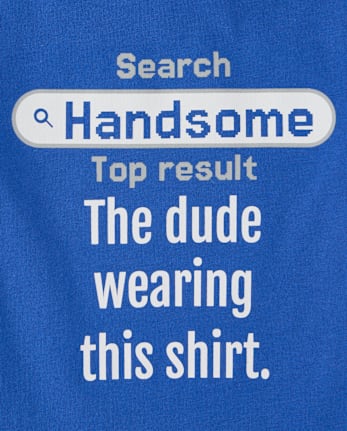 Baby And Toddler Boys Handsome Graphic Tee