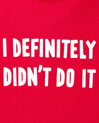Baby And Toddler Boys Definitely Didn't Do It Graphic Tee