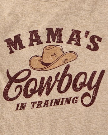 Baby And Toddler Boys Mama's Cowboy Graphic Tee