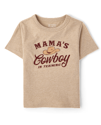 Baby And Toddler Boys Mama's Cowboy Graphic Tee