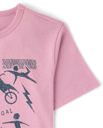 Boys Extreme Sports Graphic Tee - WHISP LAVENDER