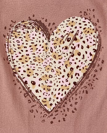 Girls Heart Graphic Tee