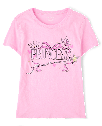Girls Princess Graphic Tee