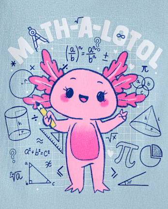 Girls School Math-A-Lotl Graphic Tee