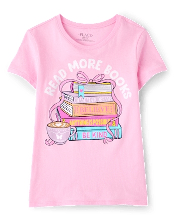 Girls School Read More Books Graphic Tee