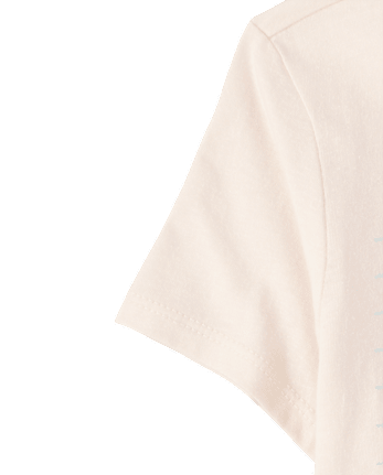 Girls Dog Bow Graphic Tee