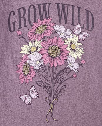 Girls Positive Graphic Tee 5-Pack