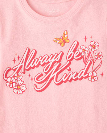 Girls Positive Graphic Tee 5-Pack