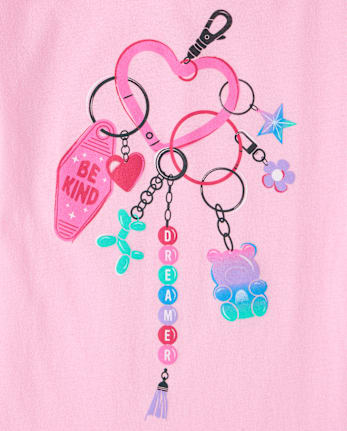 Girls Charm Graphic Tee 3-Pack
