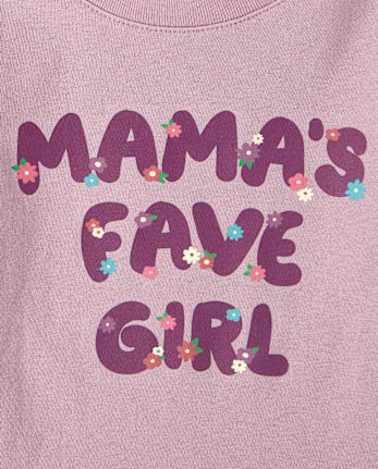 Baby And Toddler Girls Mama's Girl Graphic Tee
