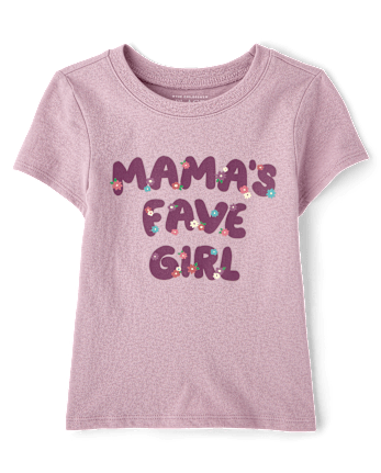 Baby And Toddler Girls Mama's Girl Graphic Tee