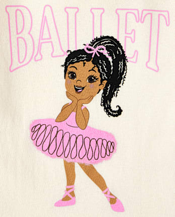 Baby And Toddler Girls Ballet Graphic Tee