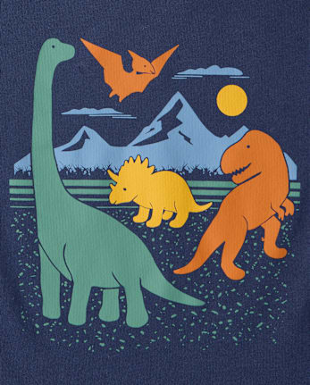 Baby And Toddler Boys Dino Graphic Tee