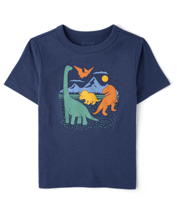Baby And Toddler Boys Dino Graphic Tee