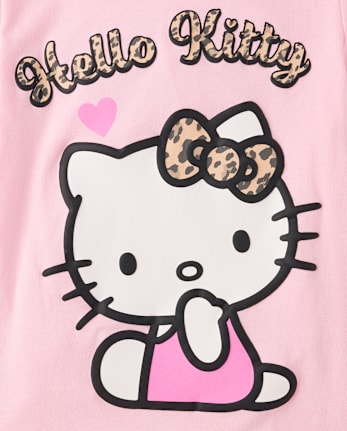 Girls Hello Kitty® Puff Print Graphic Tee