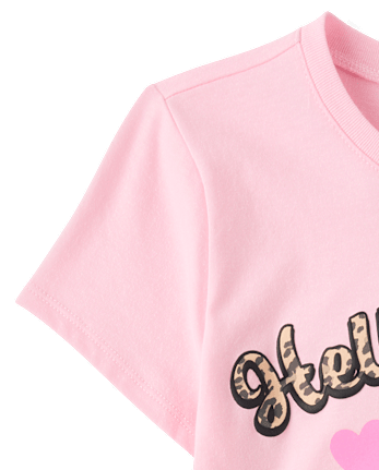 Girls Hello Kitty® Puff Print Graphic Tee