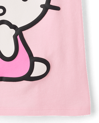 Girls Hello Kitty® Puff Print Graphic Tee