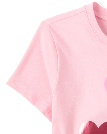 Girls Cinnamoroll™ Foil Heart Graphic Tee