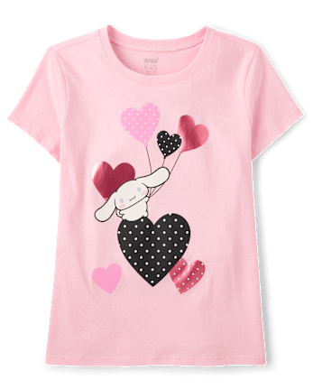 Girls Cinnamoroll™ Foil Heart Graphic Tee