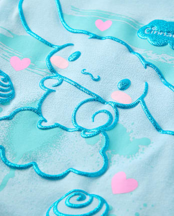 T-shirt graphique à paillettes Cinnamoroll™ pour filles