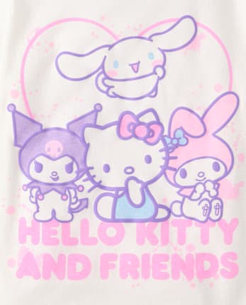 T-shirt graphique Hello Kitty® et ses amis pour filles