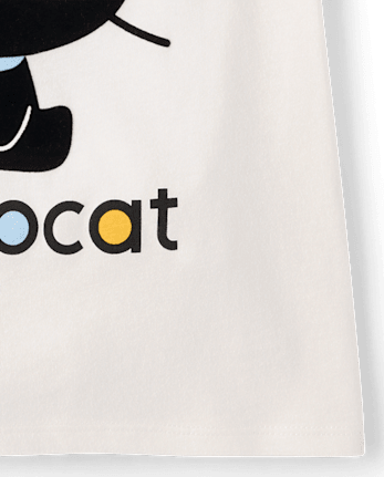 Girls Chococat Flocked Graphic Tee