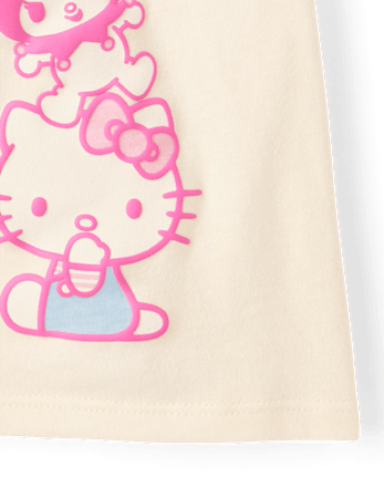 Toddler Girls Hello Kitty® And Friends Puff Print Graphic Tee