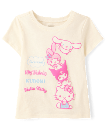Toddler Girls Hello Kitty® And Friends Puff Print Graphic Tee